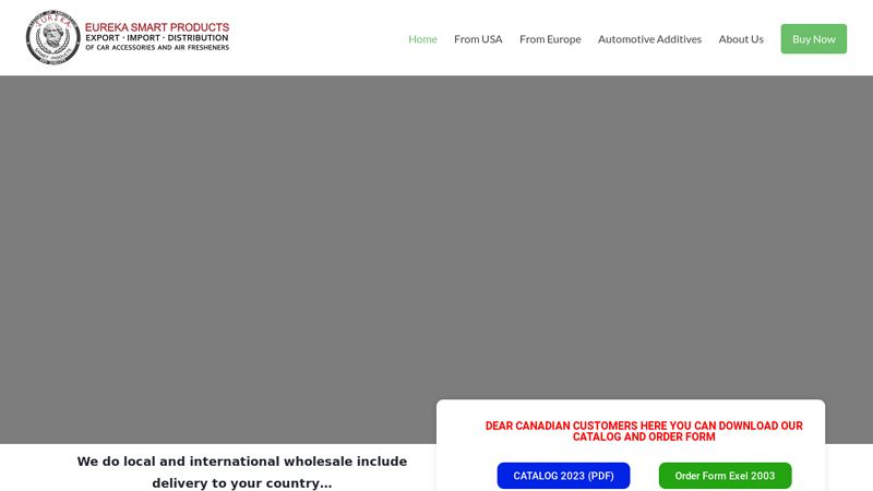 Export, Import, Distribution of car accessories, air fresheners - Eureka Smart Products