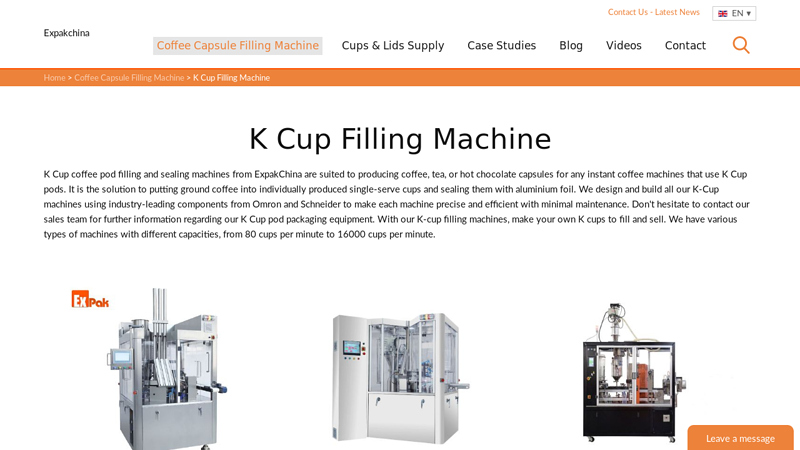Image of K Cup Filling Machine | ExpakChina