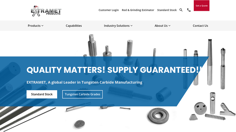 Extramet Products C The Art of Tungsten Carbide