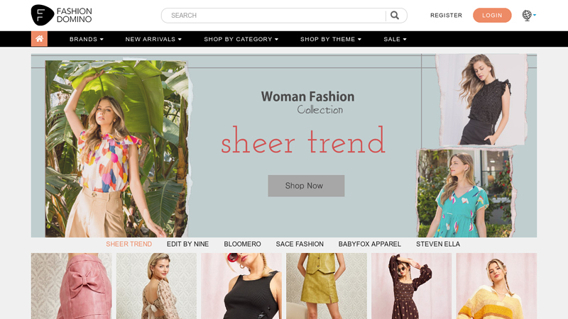 Fashion Domino | Wholesale Clothing, Apparel, Shoes, Handbags, Accessories, Cosmetics Fashion Marketplace