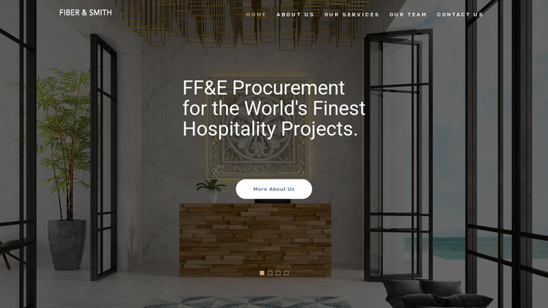 Image of FF&E procurement for hospitality projects.