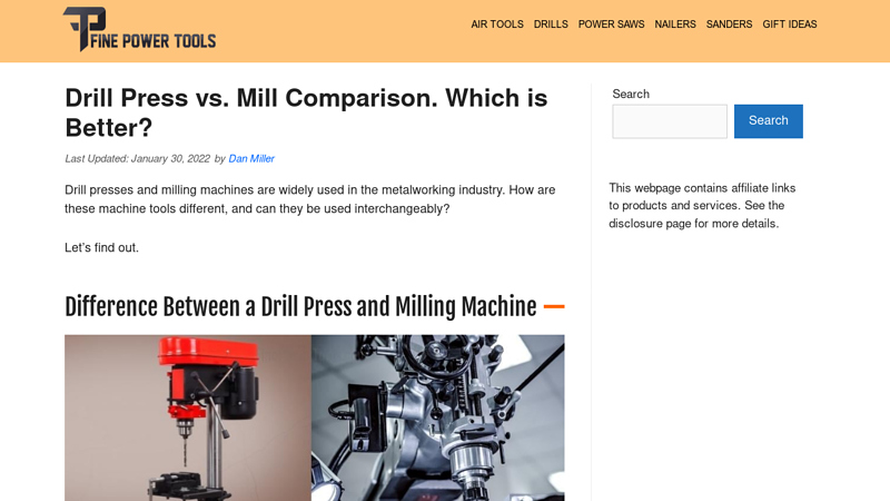 Image of Drill Press Vs. Mill Differences. Which Machine Do I Need?