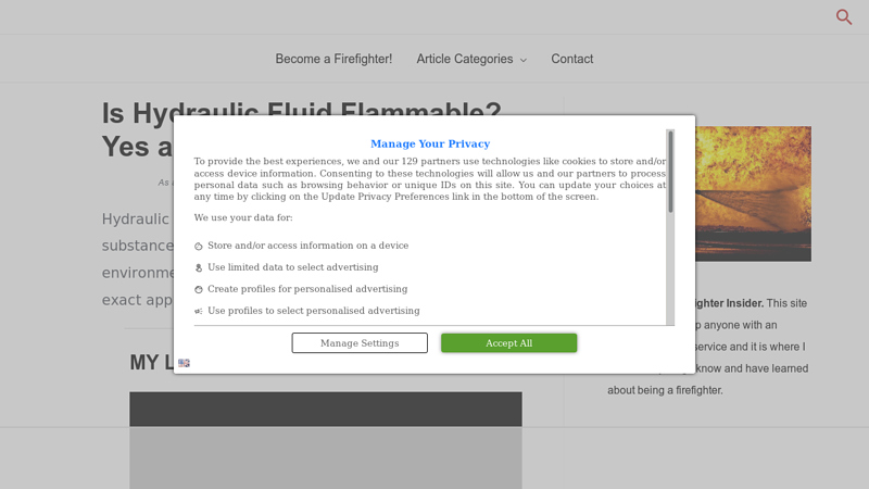 Image of Is Hydraulic Fluid Flammable? Yes and No…