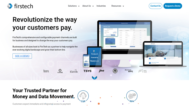 FirsTech - Smart. Simple. Secure. Payment Solutions Provider; Firstech