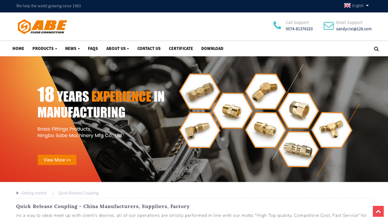 Image of China Jic Fittings Manufacturers and Suppliers, Factory | Sabe