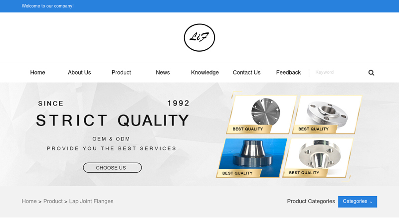 Image of China Lap Joint Flanges Manufacturers, Suppliers, Factory
