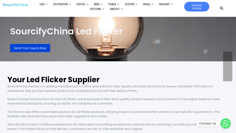 Image of Product led light bulbs flickering Manufacturer in China.Your Reliable ...