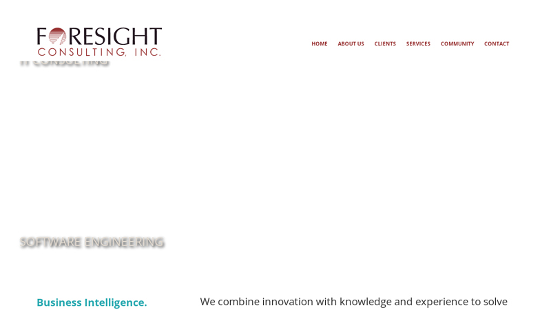 Foresight Consulting, Inc - Software Development, Web Applications