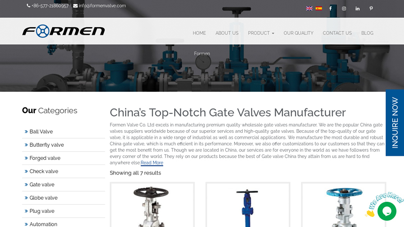 Image of Knife Gate Valve Manufacturer | China Gate Valves Supplier