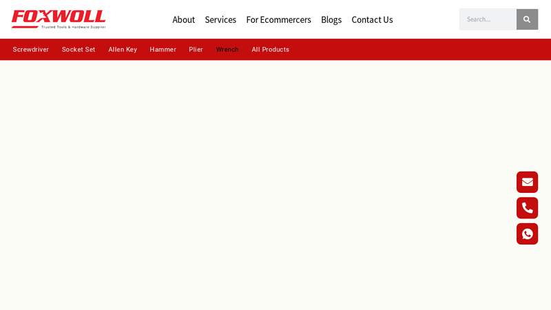 Image of China Wrench Manufacturers | 16 Years Own Factory | FOXWOLL