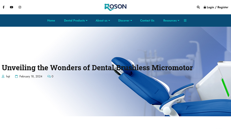 Image of Unveiling the Wonders of Dental Brushless Micromotor