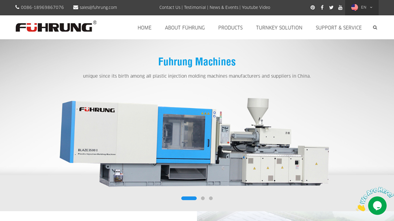 Fuhrung Servo injection molding machines-High Quality Plastic Machinery
