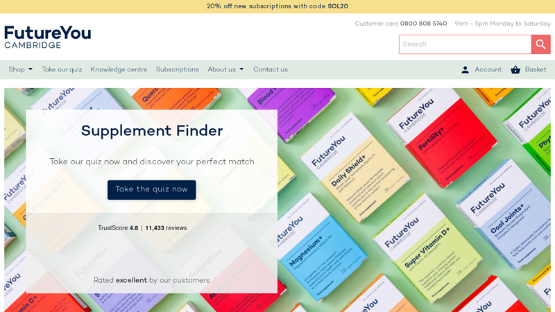 FutureYou Cambridge | High Quality Supplements & Vitamins