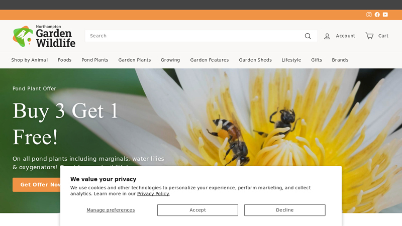 Garden Wildlife - Products to Attract Wildlife to Your Garden