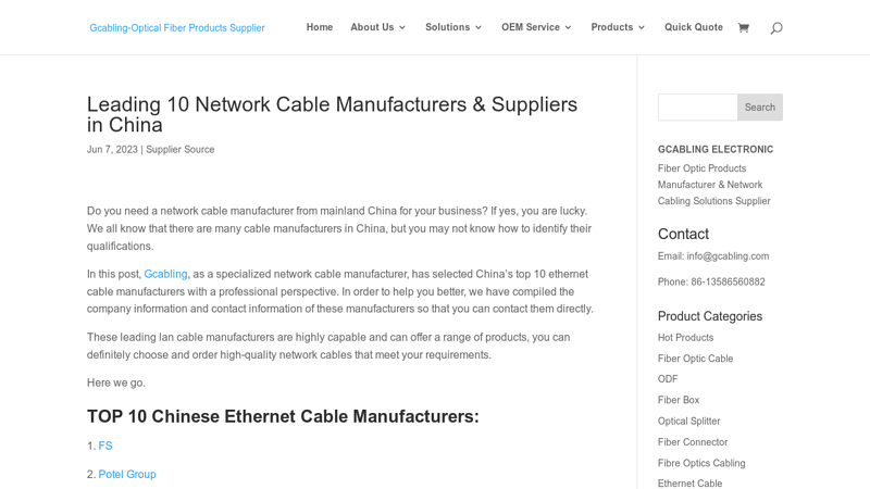 Image of Network Cable Manufacturers & Suppliers