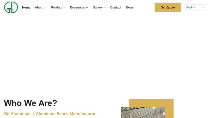 Image of Custom Aluminum Fence Manufacturer in China