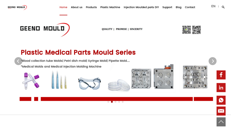 Image of China Injection Mold Factory | Plastic Mold Maker |GEENO Mould ...