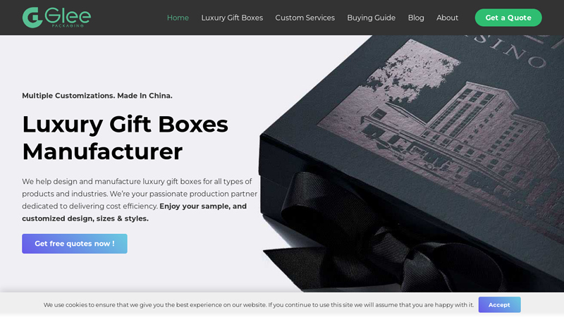#1 China Luxury Gift Box Manufacturer - GleePackaging