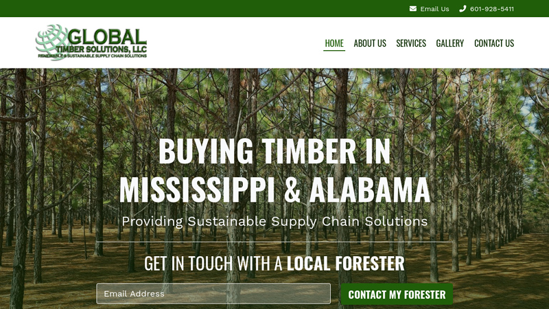Timber Supply & Land Management in AL & MS | Global Timber Solutions LLC