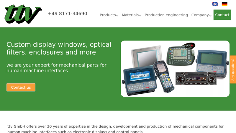 Display Windows and Optical Filters