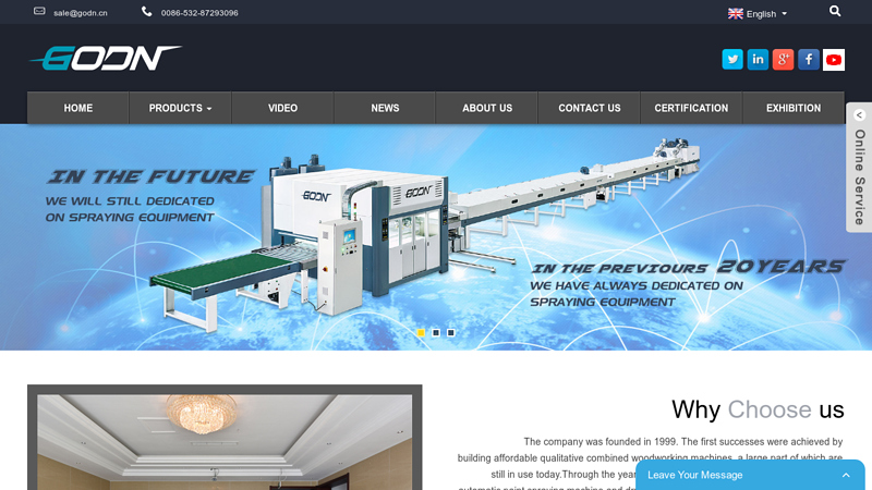 Furniture Spraying Machine, Auto Spraying Line, Paint Drying Equipment - Godn
