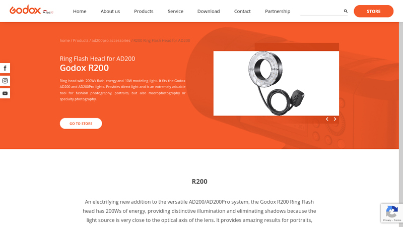 Image of R200 Ring Flash Head for AD200