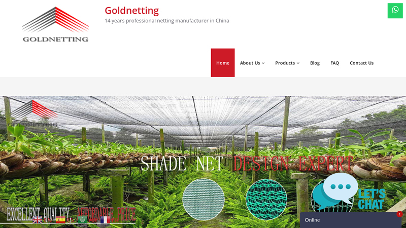 Image of Goldnetting14 years professional netting manufacturer in China