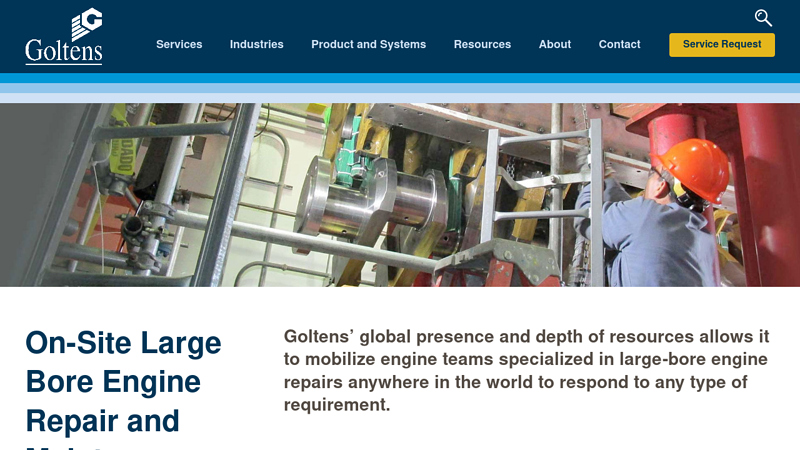 Image of On-Site Large Bore Engine Repair and Maintenance