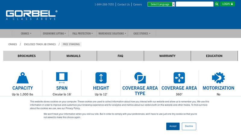 Image of Crane Company Locations | Gorbel | US Crane Manufacturer