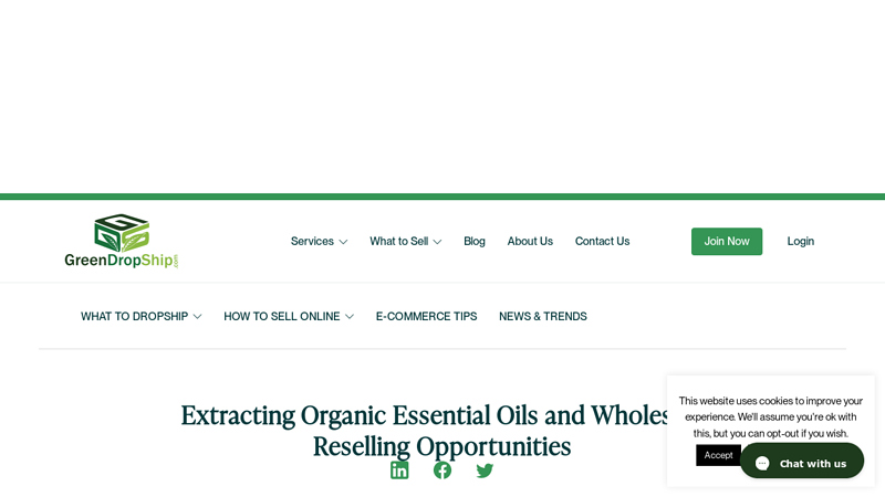 Image of Extracting Organic Essential Oils and Wholesale Reselling Opportunities ...