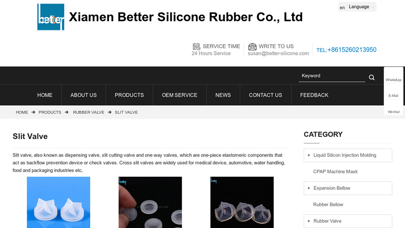 Image of China Slit Valve | Silicone Cross Slit Valve | Dispensing Valve ...