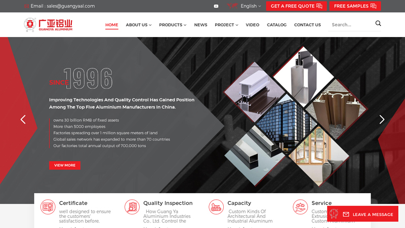 Image of Guangyaaluminium,Industrial/Architectural Aluminium Profiles Suppliers