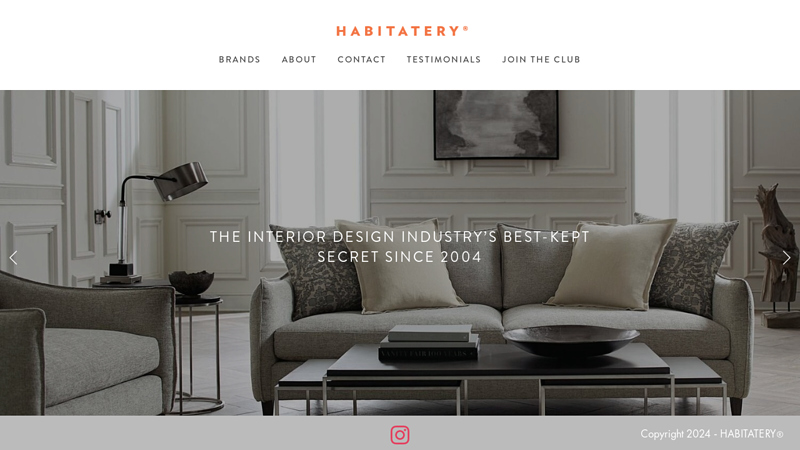 HABITATERY? | the private club only for interiors designers