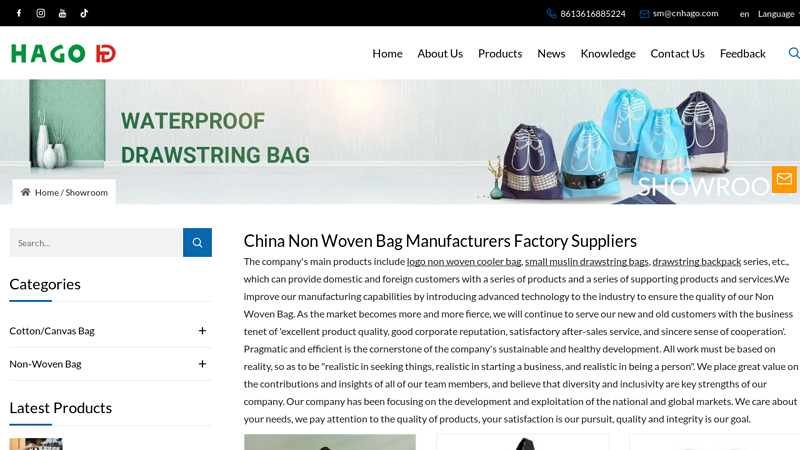 Image of China Non-Woven Bag Manufacturers Suppliers