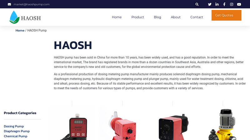 Image of HAOSH Pump