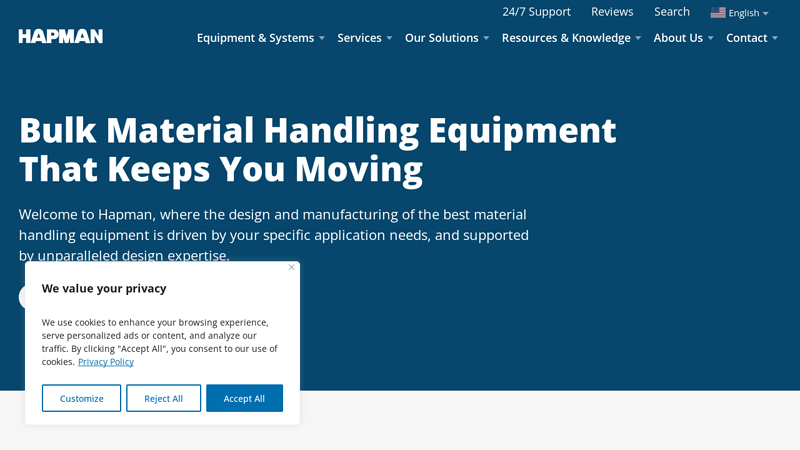 Bulk Material Handling - Hapman