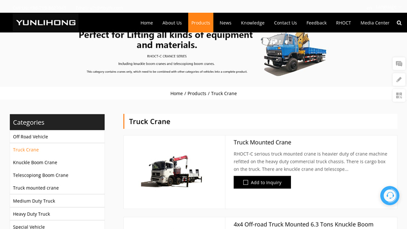 Image of China Crane Truck Suppliers, Manufacturers