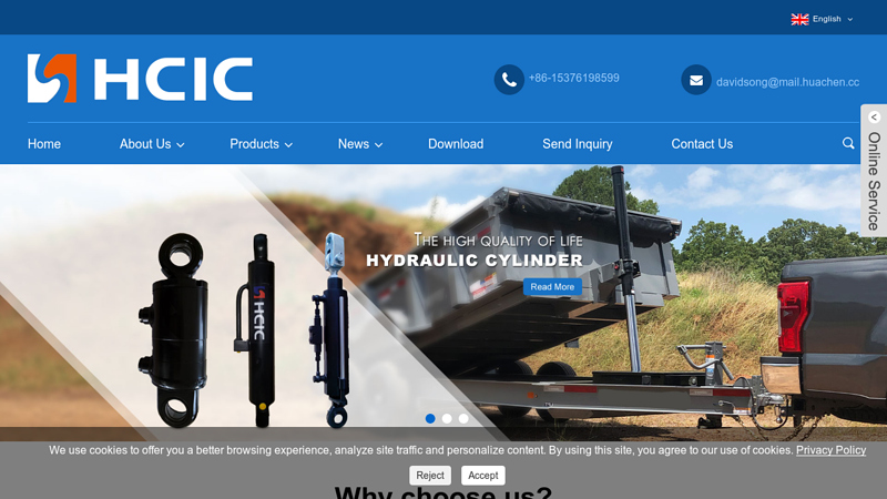 Image of China Hydraulic Cylinder, Hydraulic Power Unit, Bypassing Cylinder ...
