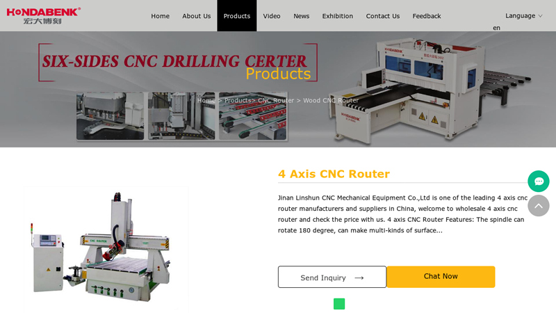 Image of China 4 Axis CNC Router Suppliers & Manufacturers & Factory