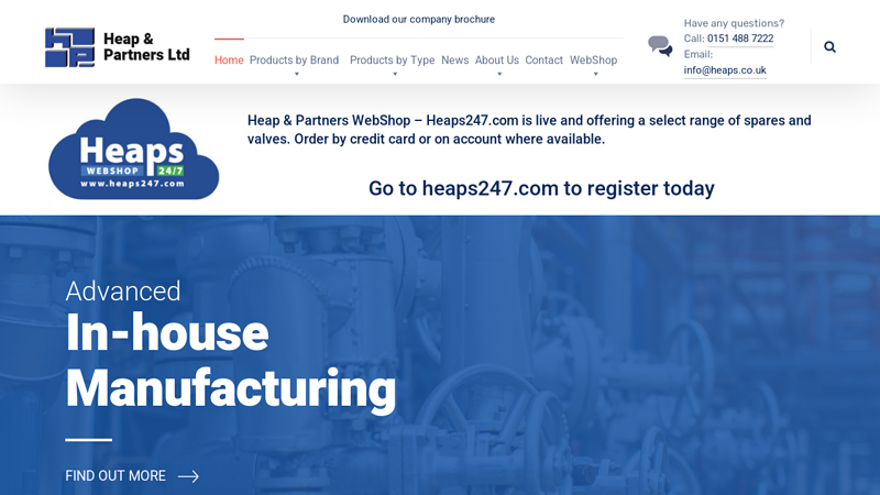 Industrial Valves & Instrumentation Equipment | Heap & Partners