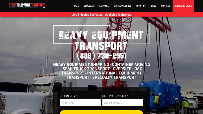 Heavy Equipment Transport | Shipping Oversize Loads, Heavy Equipment, and More