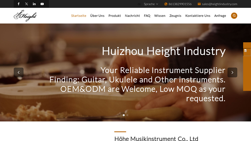 China Gitarre, Ukulele, Violine, Percussion, Gitarrentasche, Brettspieltasche Hersteller, Lieferanten, Fabrik C H?he Musikinstrument