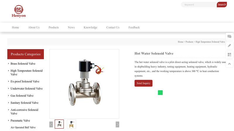 Image of China Customized Hot Water Solenoid Valve Suppliers, Manufacturers ...