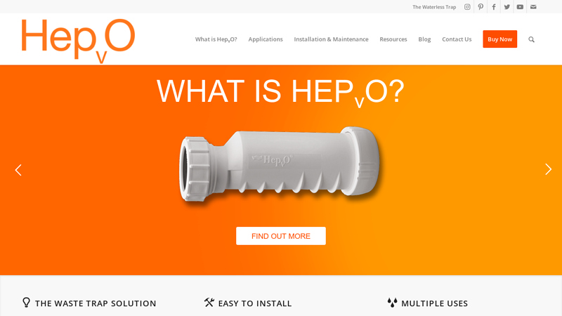 Hepvo Waterless Valve