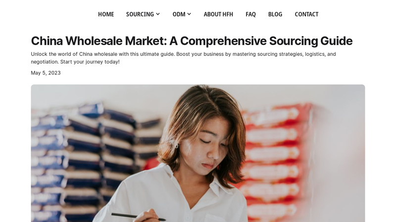 Image of China Wholesale Market: A Comprehensive Sourcing Guide