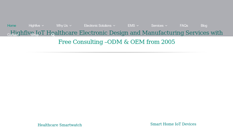 IoT Healthcare Electronic Design And Manufacturing 2024.