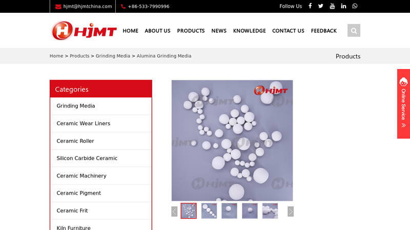 Image of China 92% Alumina Ball Suppliers, Manufacturers, Factory