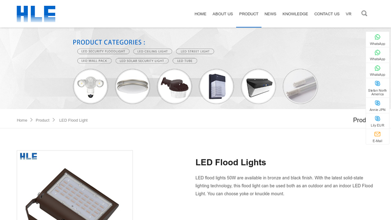 Image of China LED Flood Light Suppliers, Manufacturers, Factory