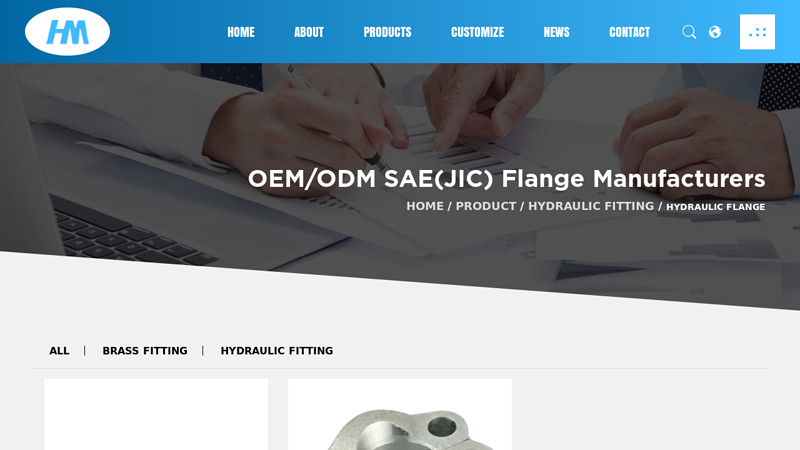 Image of China Hydraulic Flange Manufacturers, OEM Sae(JIC) Flange