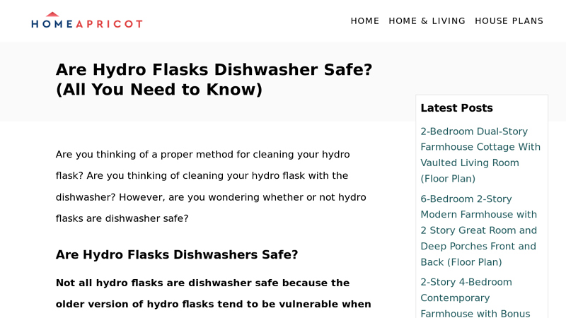 Image of Are Hydro Flasks Dishwasher Safe? (All You Need to Know)